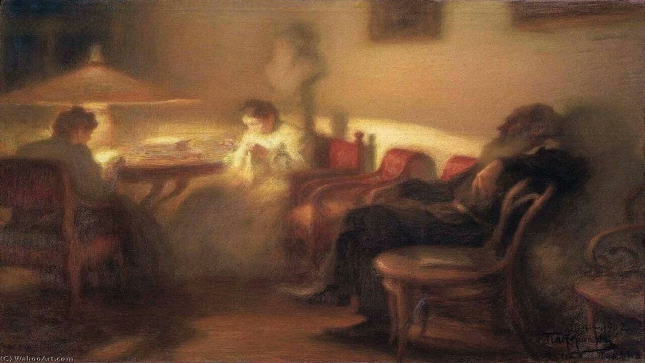 a playlist for reading leo tolstoy books (dark academia)