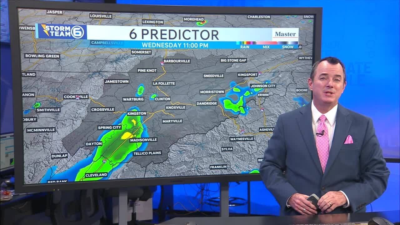 Spotty storm chances through Friday