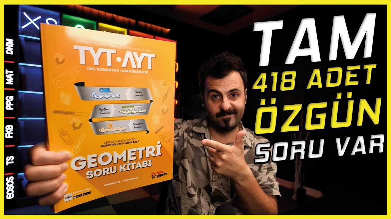 TAM 418 Özgün Yeni Nesil Geometri Sorusu olan Kaynak | Metin Yayınları TYT-AYT Geometri Soru Kitabı