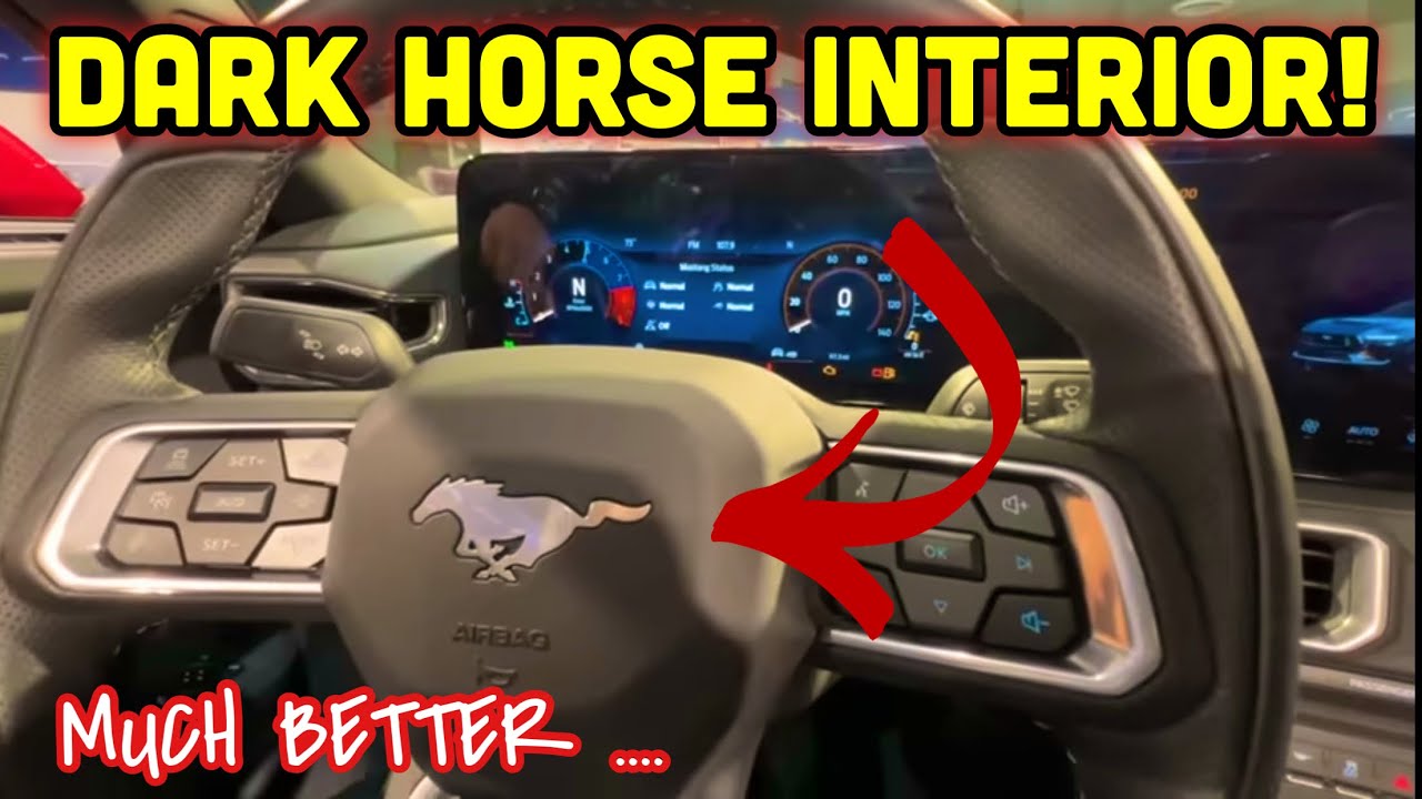 2024 Mustang s650 DARK HORSE interior! IT looks INCREDIBLE * leaked video *