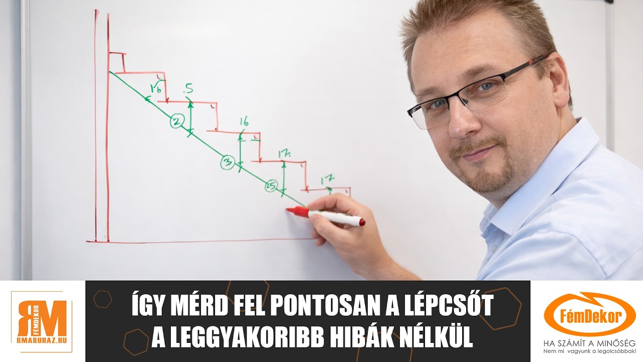 Így mérd fel pontosan a lépcsőt – a leggyakoribb hibák nélkül