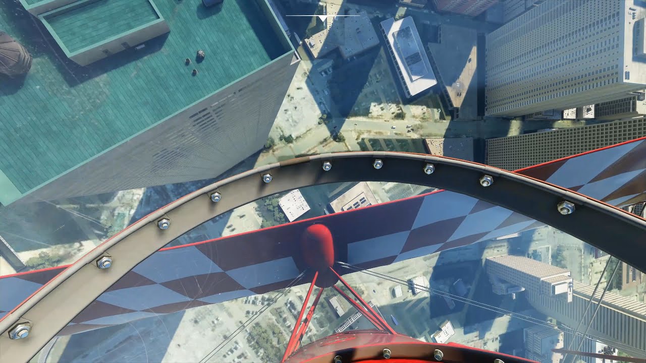 [4K] Dallas (Texas, USA) in Microsoft Flight Simulator 2020: Aerobatics in Downtown