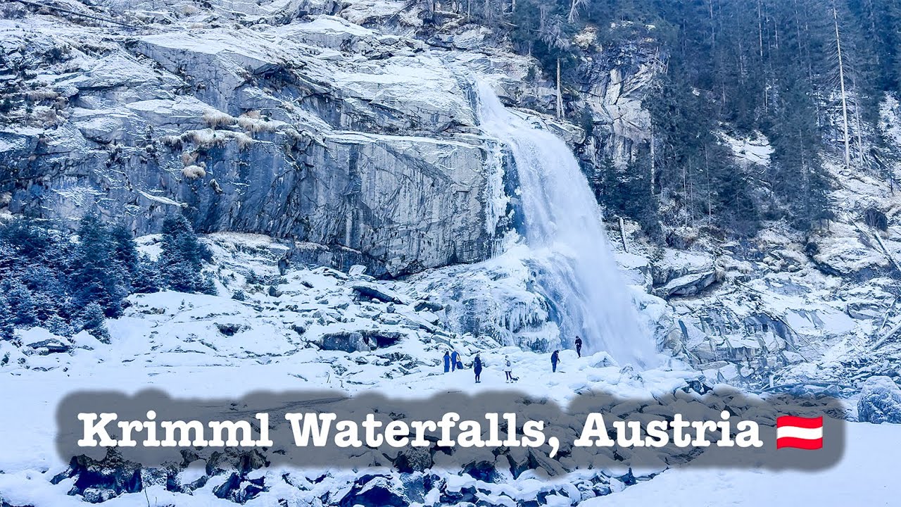 Krimml Waterfalls in Winter, Salzburg, Austria 🇦🇹
