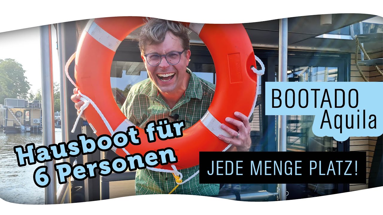 Unvergesslicher Bootsurlaub auf dem Hausboot Aquila – Perfekt für bis zu 6 Abenteurer