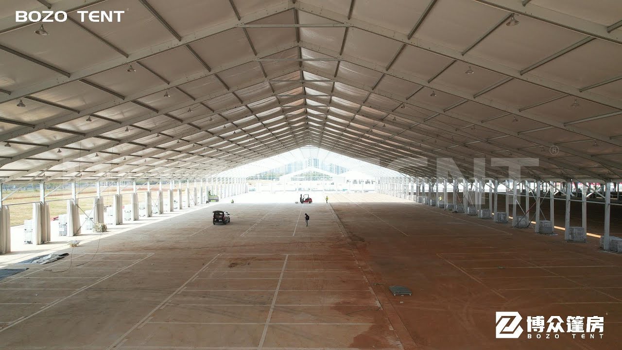 50X200X6 meters aluminum structure exhibition hall tents
