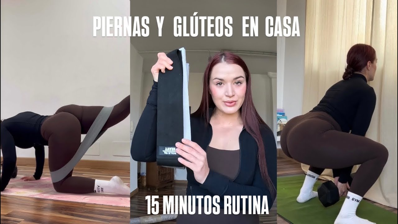 RUTINA INTENSA PIERNAS Y GLÚTEOS 🍑EN CASA . CORTITA PERO INTENSA . AUMENTA TUS GLÚTEOS