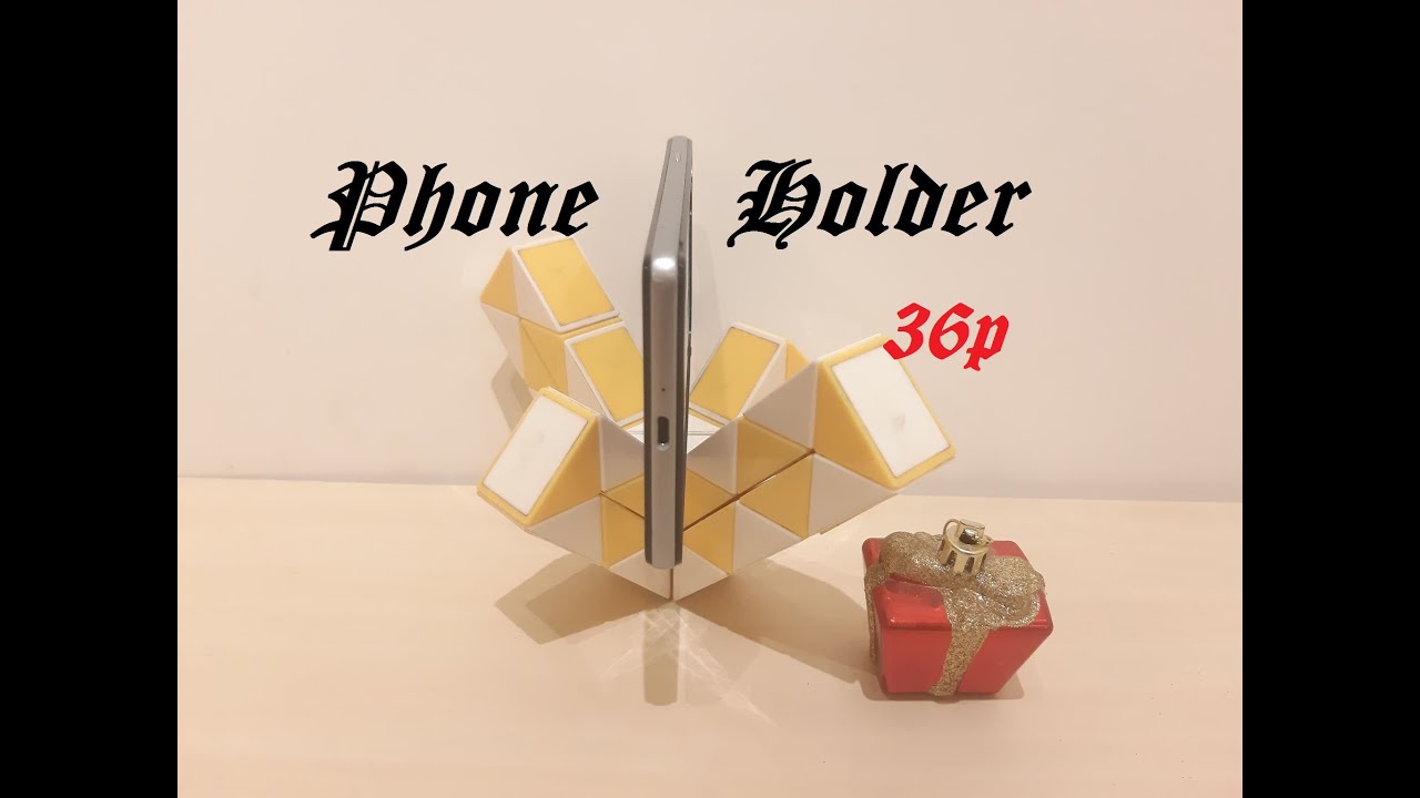 Rubik cube or Rubik's Snake 36 - Phone Holder