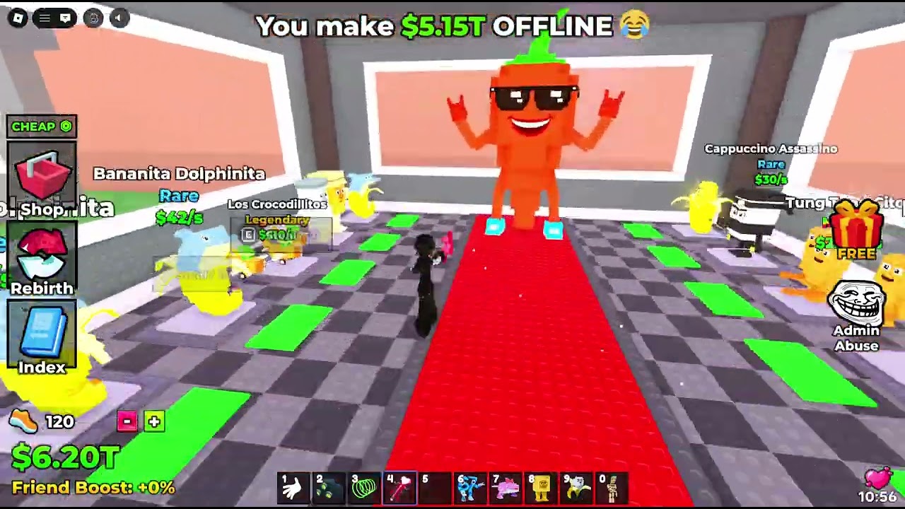 how to make scammer 3 get mad in brainrot steel brainrot gang