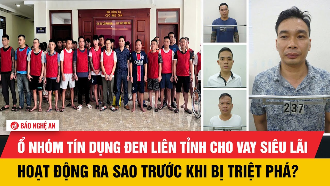 Ổ nhóm tín dụng đen liên tỉnh cho vay siêu lãi hoạt động ra sao trước khi bị triệt phá?