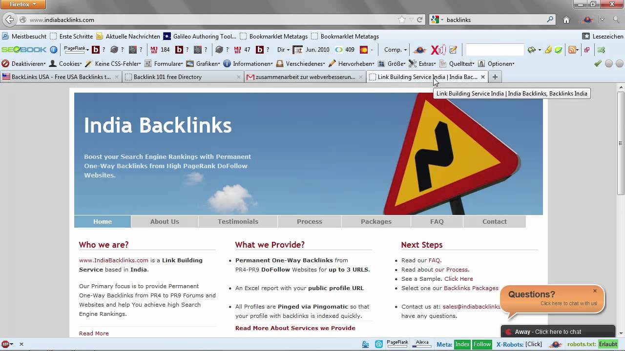 Backlinks, die Sie vermeiden sollten - Suchmaschinen-Optimierung