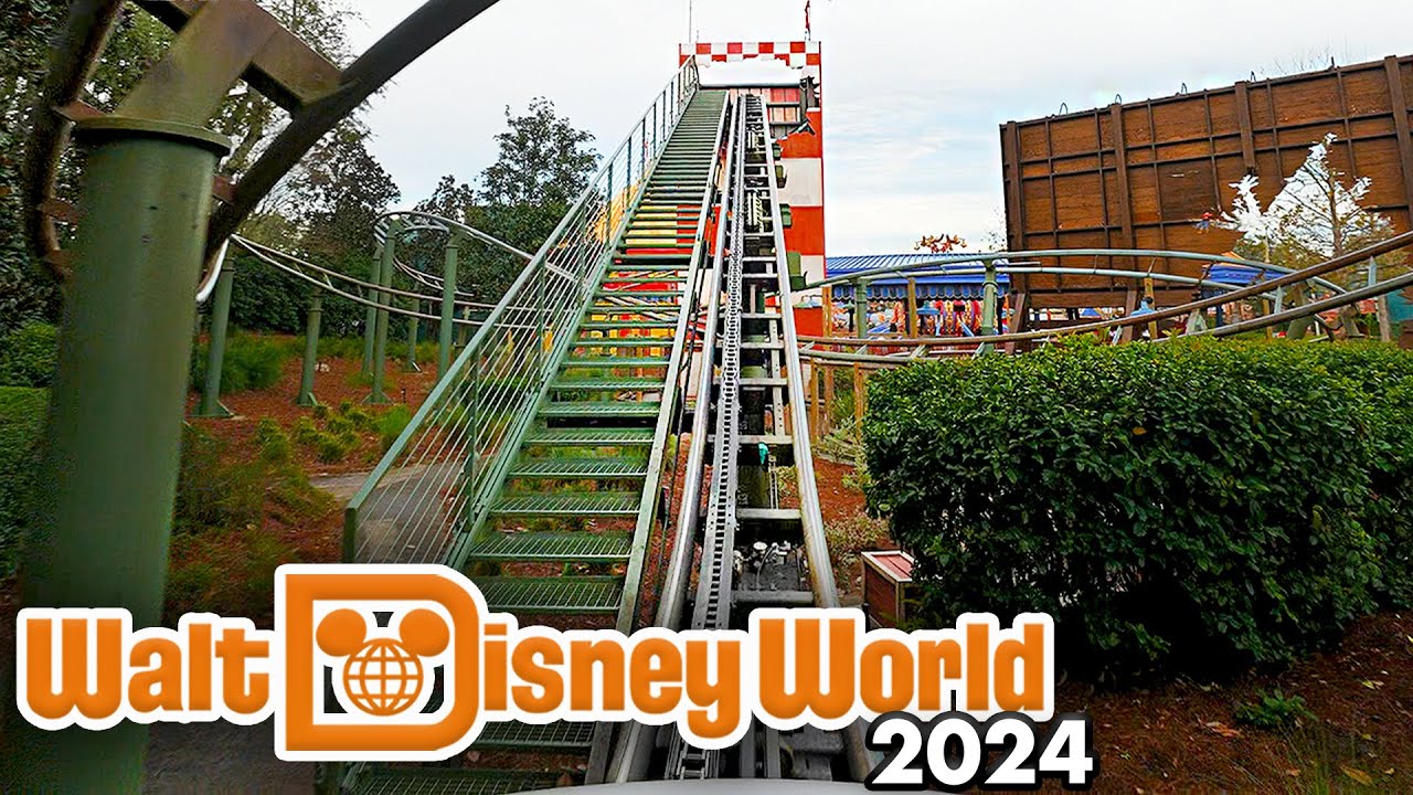 Barnstormer Starring the Great Goofini 2024 - Magic Kingdom Ride at Walt Disney World [4K60 POV]