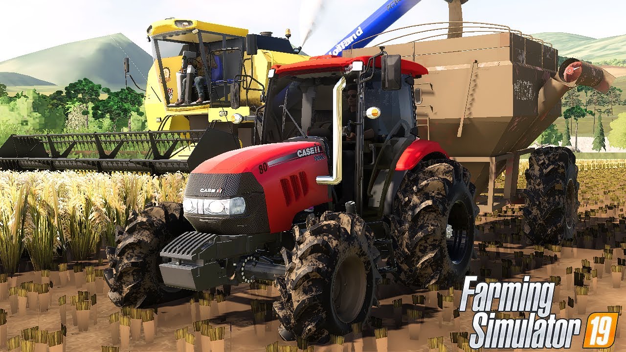 INICIANDO A ÚLTIMA COLHEITA DE ARROZ || MAPA SUL DO BRASIL || FARMING SIMULATOR 19 || #169 G29
