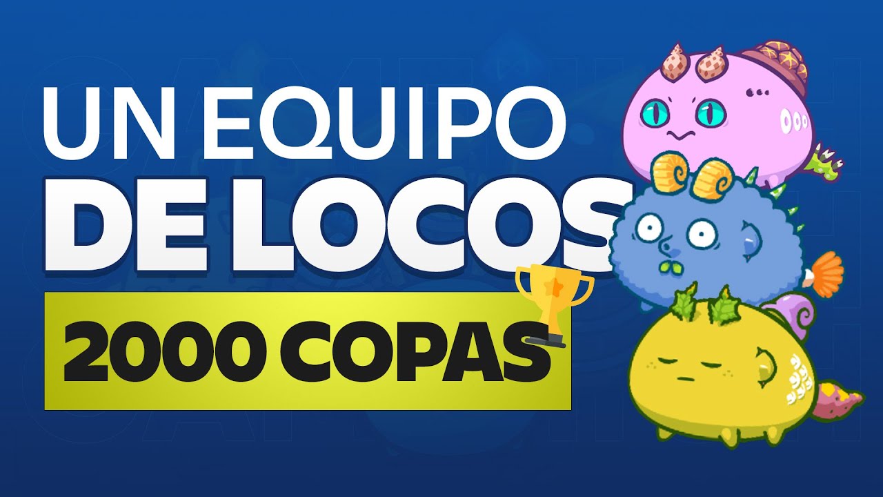 🏆 NADIE se cree que este equipo de AXIE INFINITY esté en 2000 COPAS
