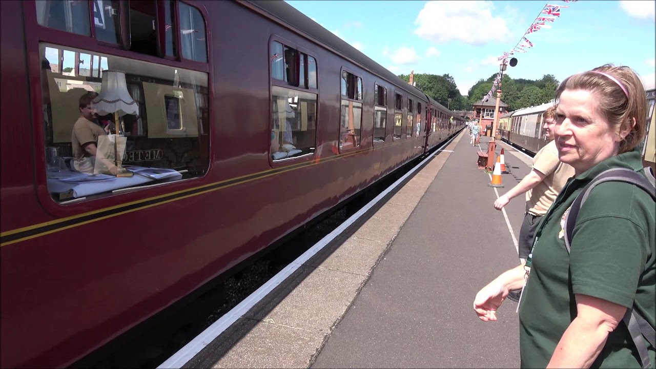 BISHOPS LYDEARD WSR RECEIVES MAINLINE TRAINS 27 JULY 2019 Part 3