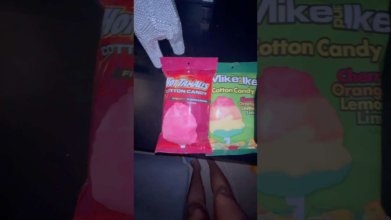 Mike and Ike cotton candy|99 cent store find|#foodie #cottoncandy #candy #sahm