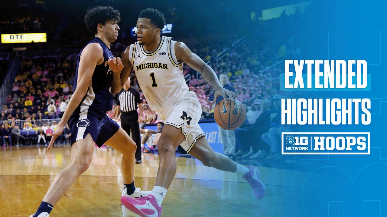 Penn State at Michigan | EXTENDED HIGHLIGHTS | Big Ten Men's Basketball | 02/05/2026