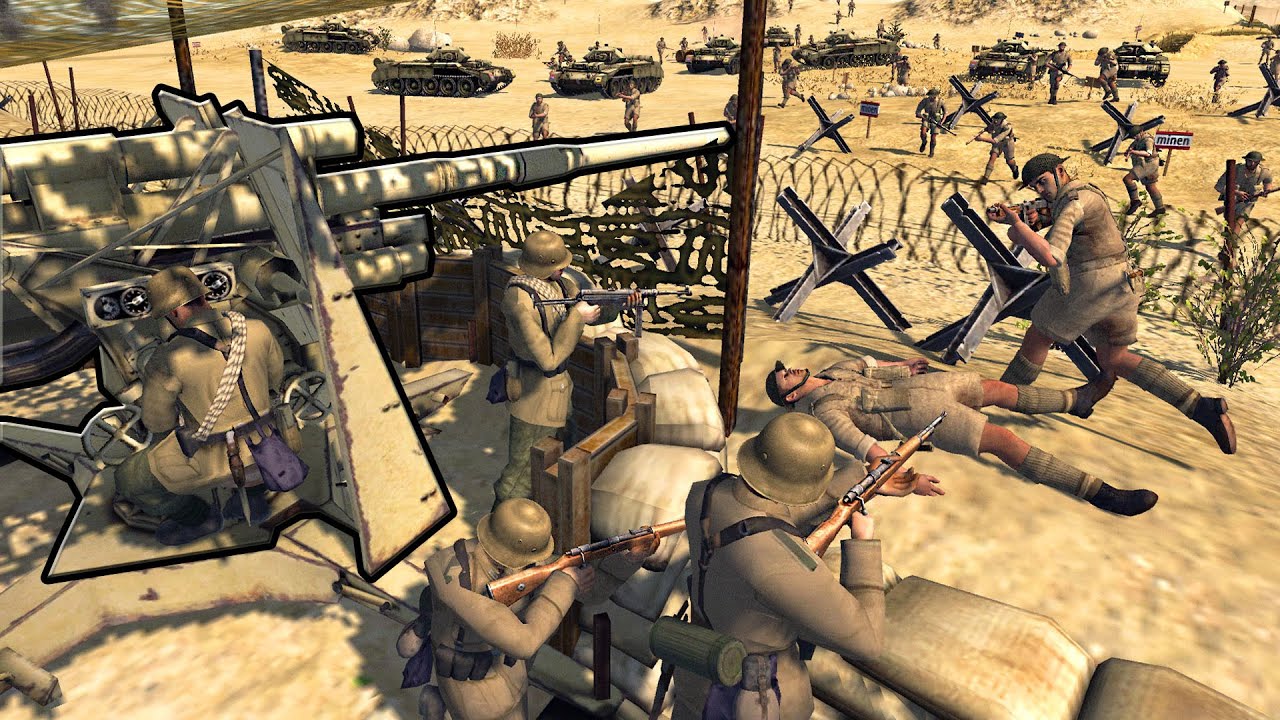 Charging an Army into Impossible German Defense! - Men of War: WW2 Valour Mod Battle Simulator