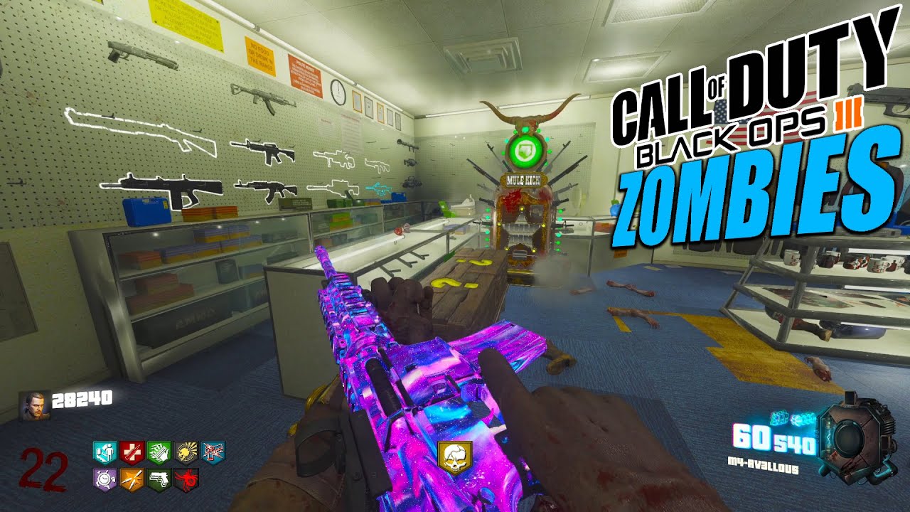 ¡¡¡ZOMBOS EN GTA V!!!/ COD BO3 Zombies Custom Map