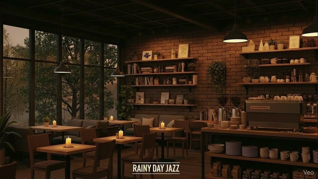 [ #RainyDayJazz #10] Relaxing Jazz for Study, Work & Focus | Cozy Coffee Shop Ambience