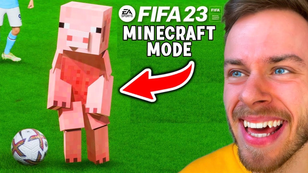 DerHansus spielt MINECRAFT - ABER in FIFA 23! 😂⚽️