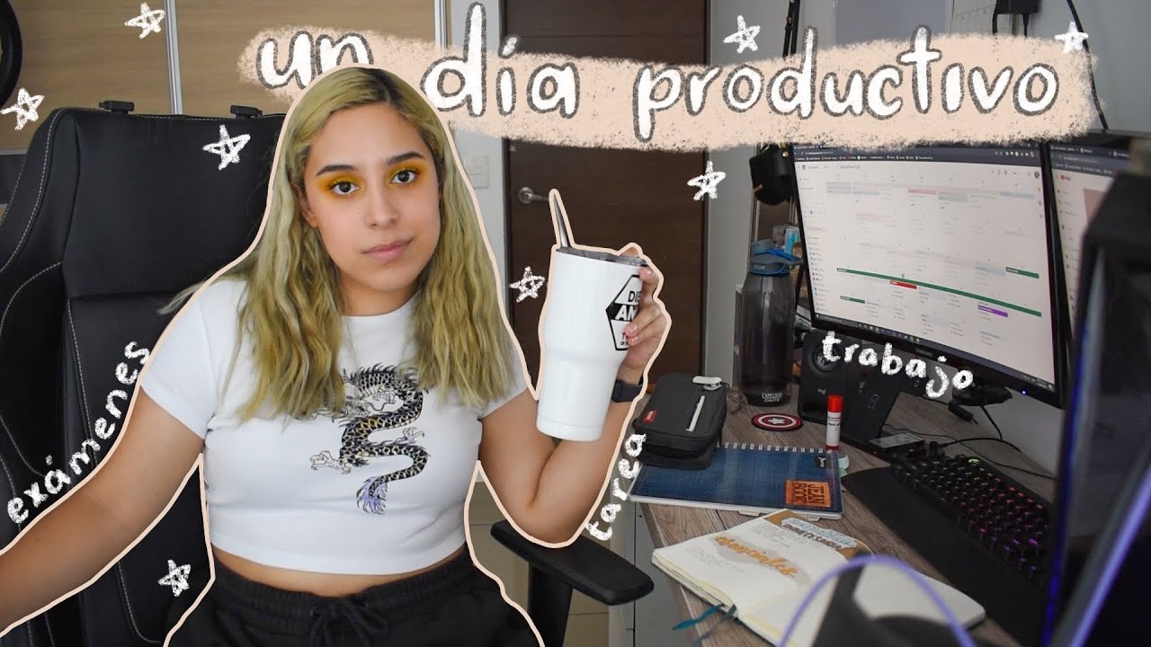 un día productivo ~realista~ exámenes, YouTube, organización || diario de universidad