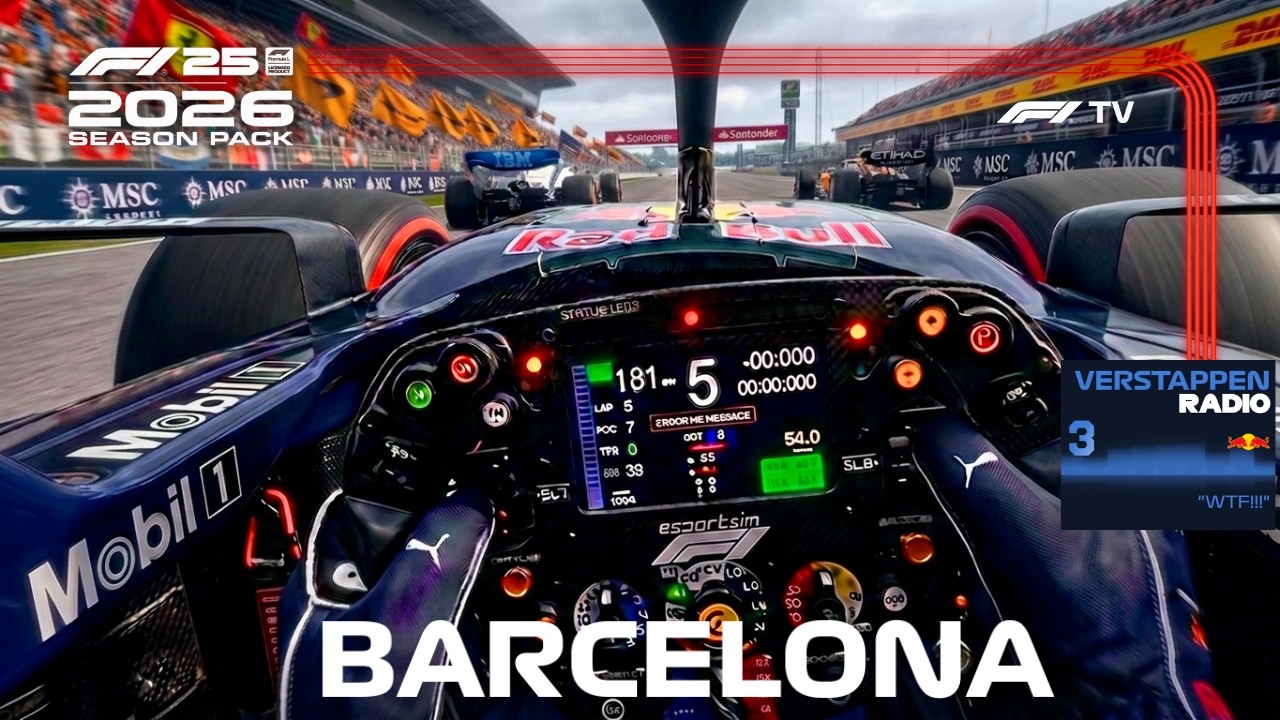 ULTRA REALISTIC F1 26 - Max Verstappen Red Bull RB22 Barcelona GP