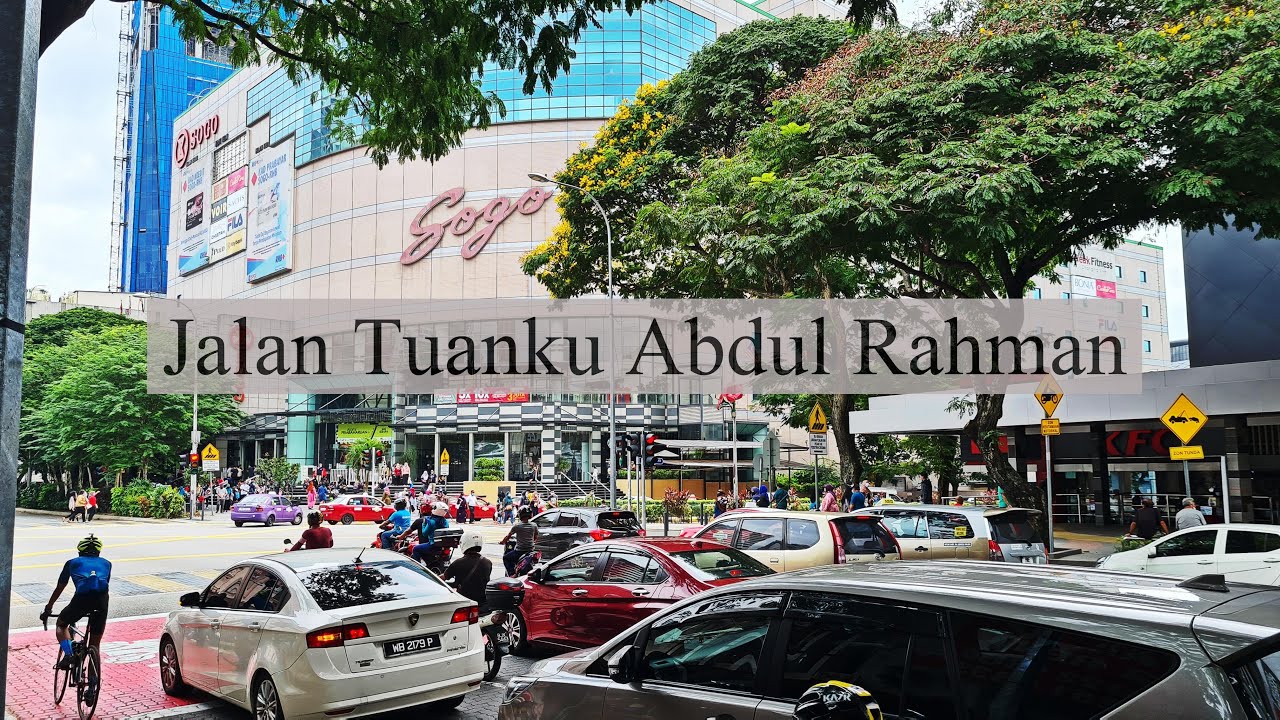 Walk around traditional shopping district in Kuala Lumpur - Jalan Tuanku Abdul Rahman