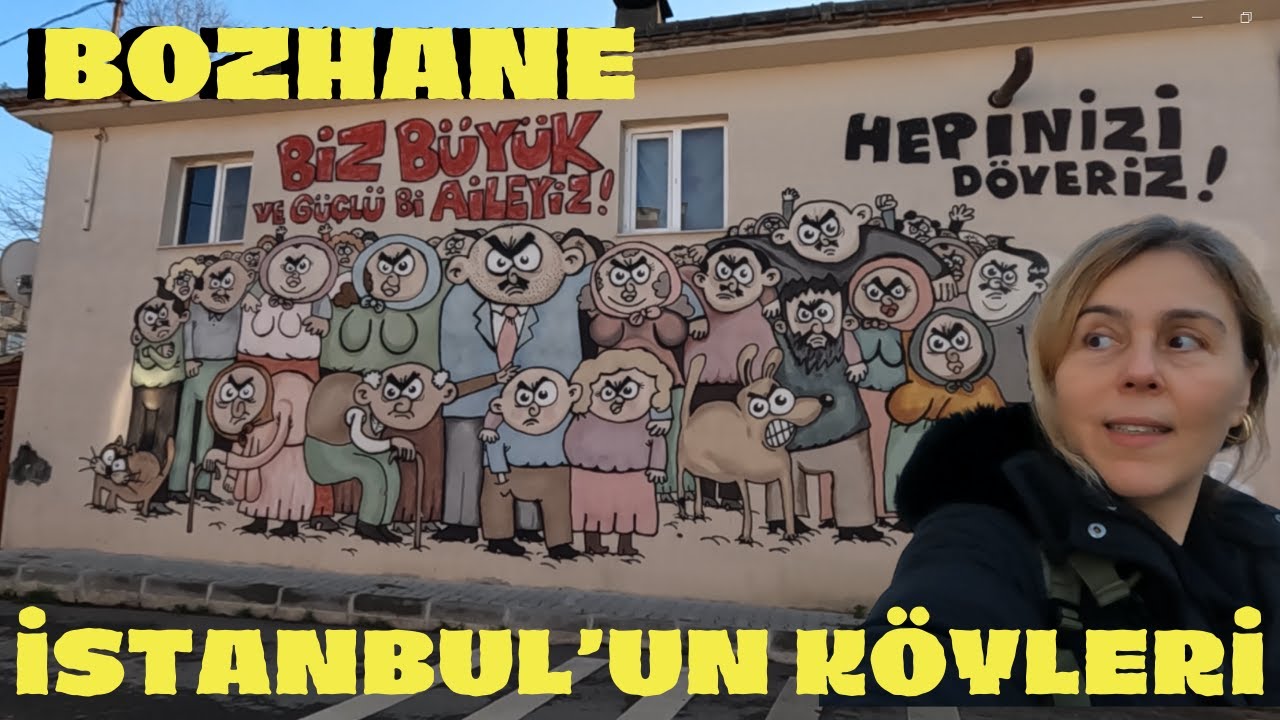 İSTANBUL'UN EN GÜZEL KÖYLERİNDEN BOZHANE! İSTANBUL'DA KÖY YAŞAMI - ESKİ AHŞAP EVLER, YEMYEŞİL ORTAM