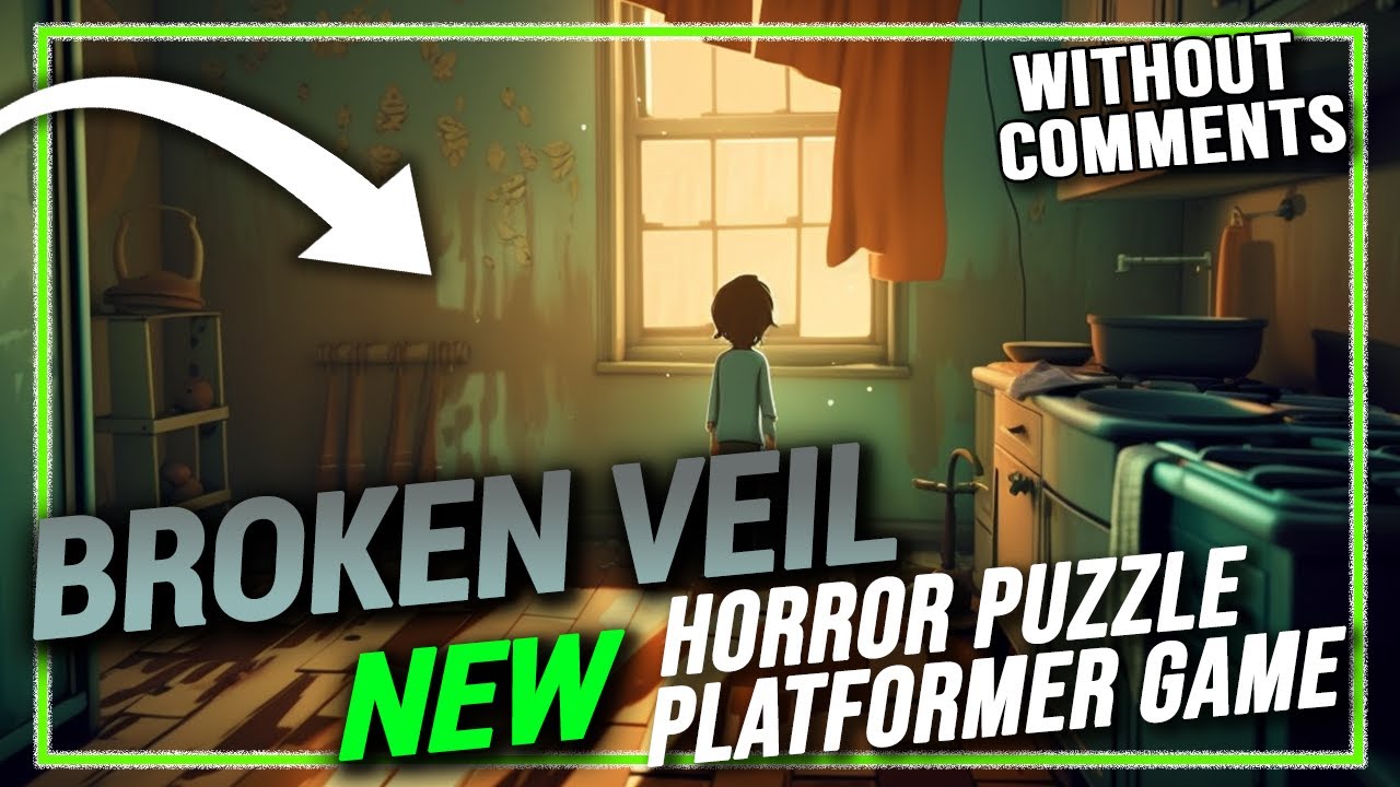 New Horror Puzzle Platformer Game - Broken Veil Gameplay, Walkthrough, Letsplay #withoutcomments