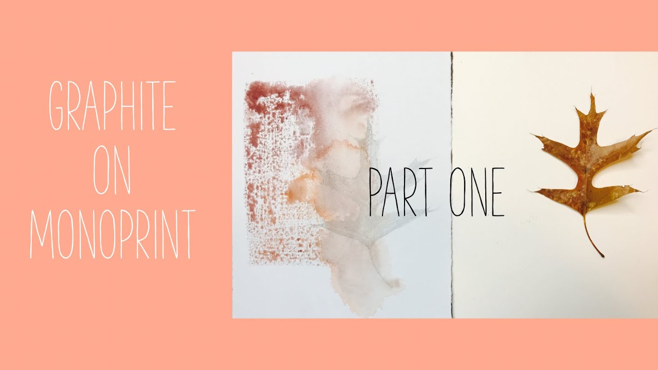 Graphite on Monoprint, part one