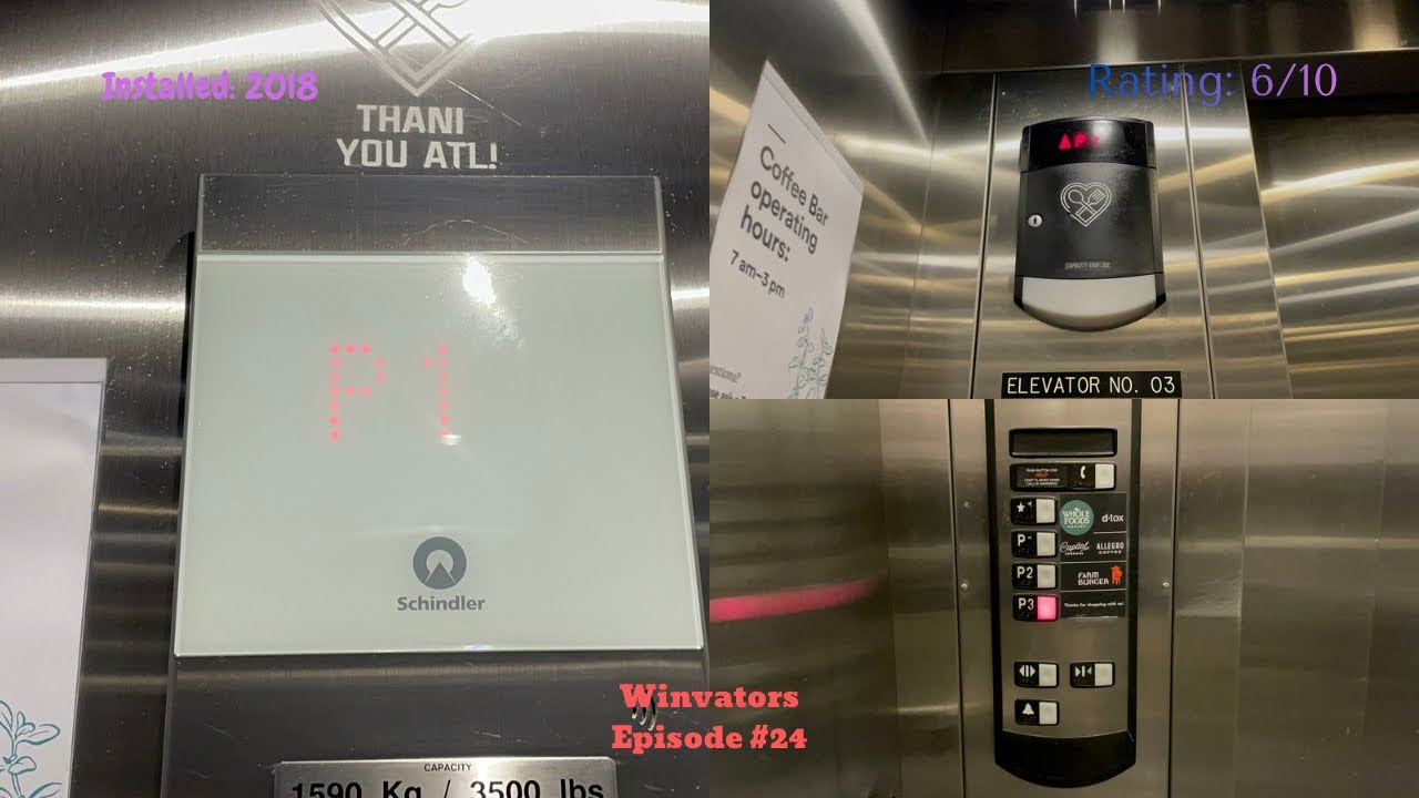 Schindler 330A & 3300 Elevators @ Whole Foods Market - Atlanta, GA (Midtown)