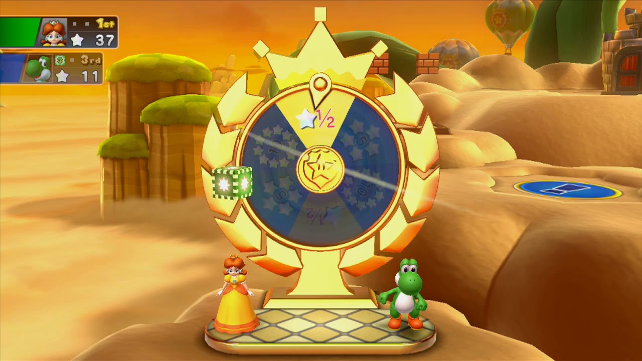 Mario Party 10 (Wii U) HD Walkthrough Part 7: Daisy Hogs Everything in the Party! (Airship Central)