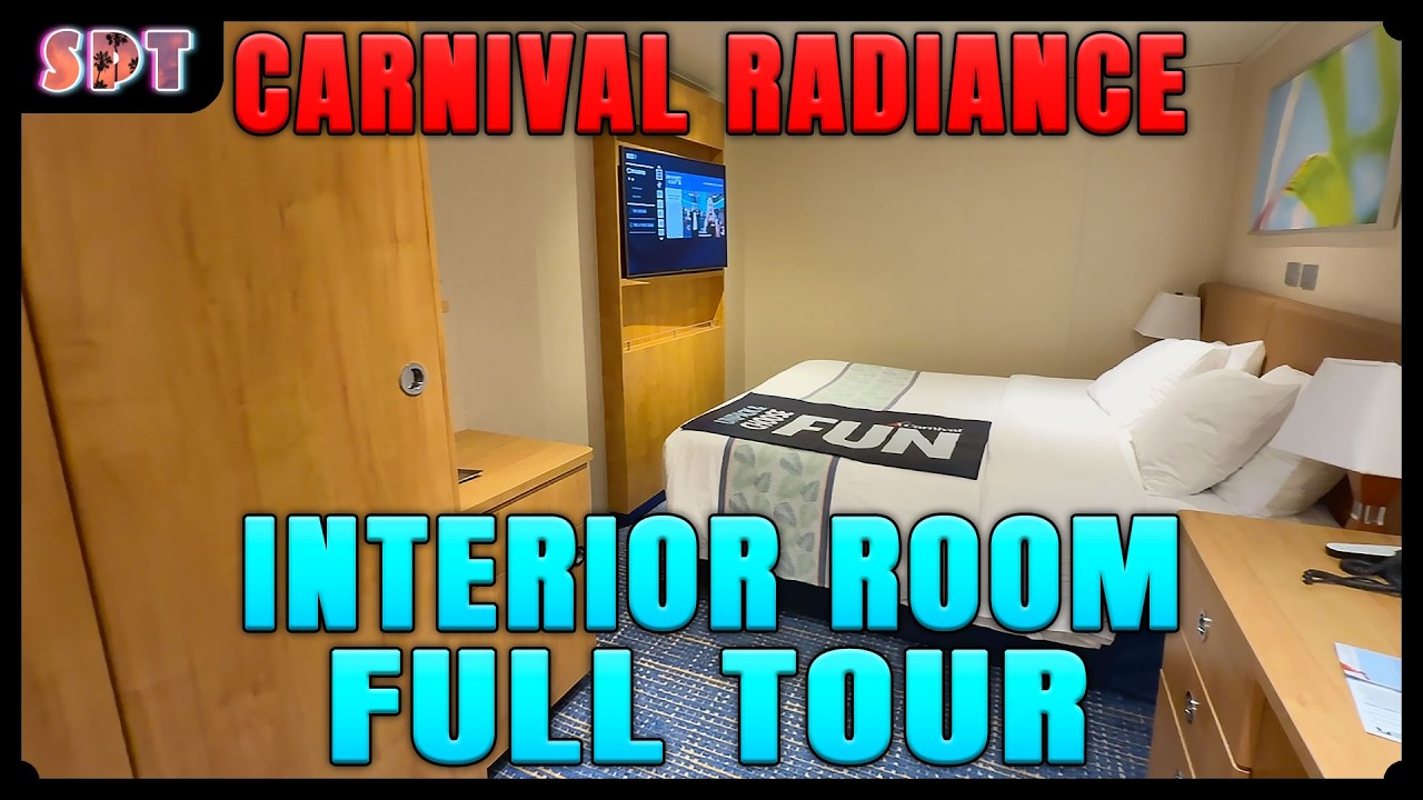 Полный обзор внутреннего зала Carnival Radiance.