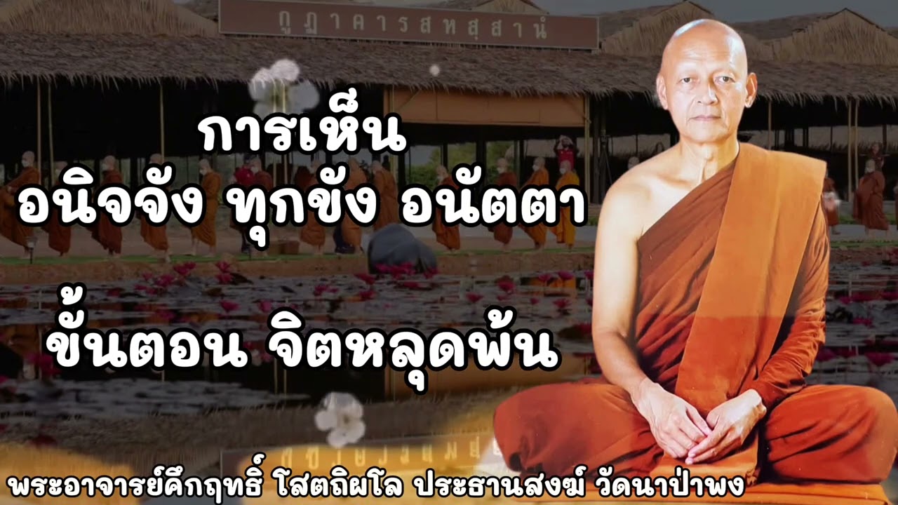 การเห็น อนิจจัง ทุกขัง อนัตตา และขั้นตอน จิตหลุดพ้น #พุทธวจน