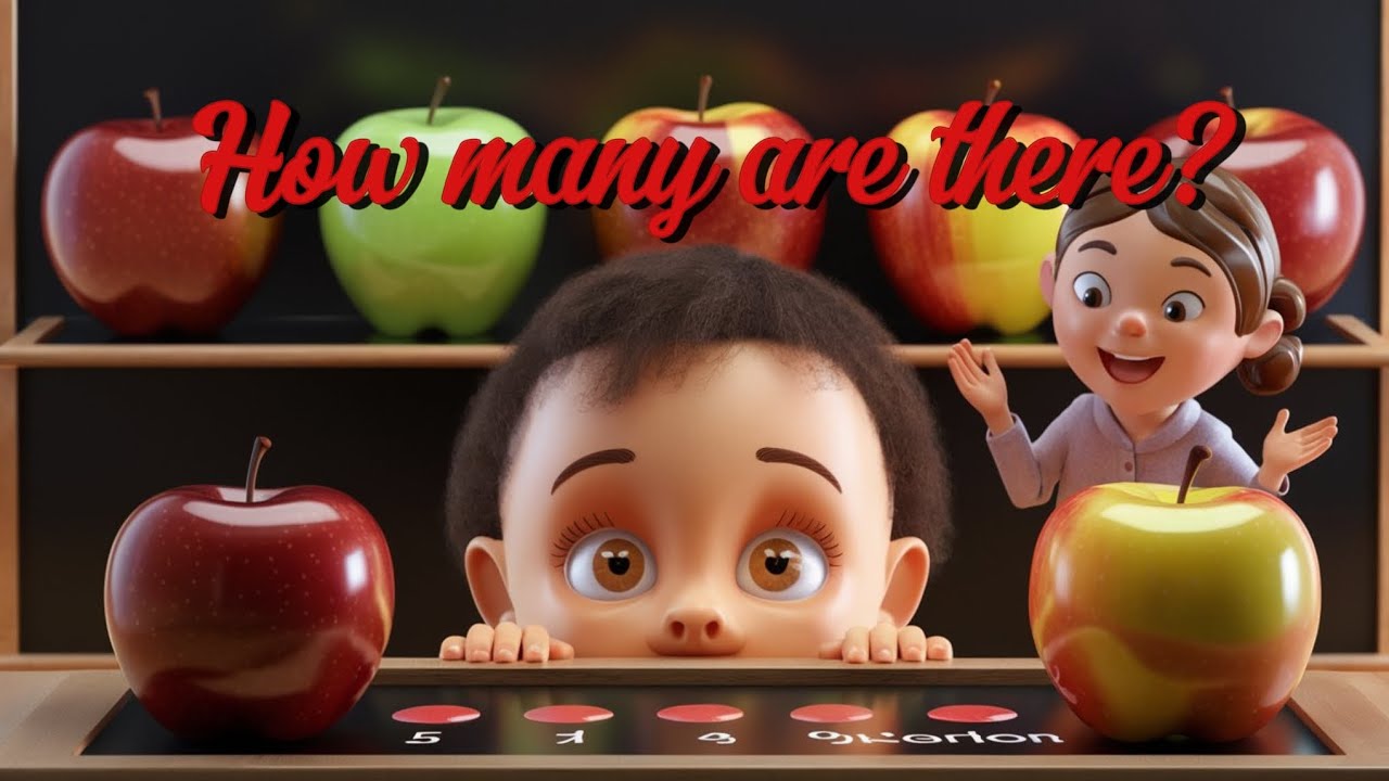 How many apples are there? - Learners World - kids learning show