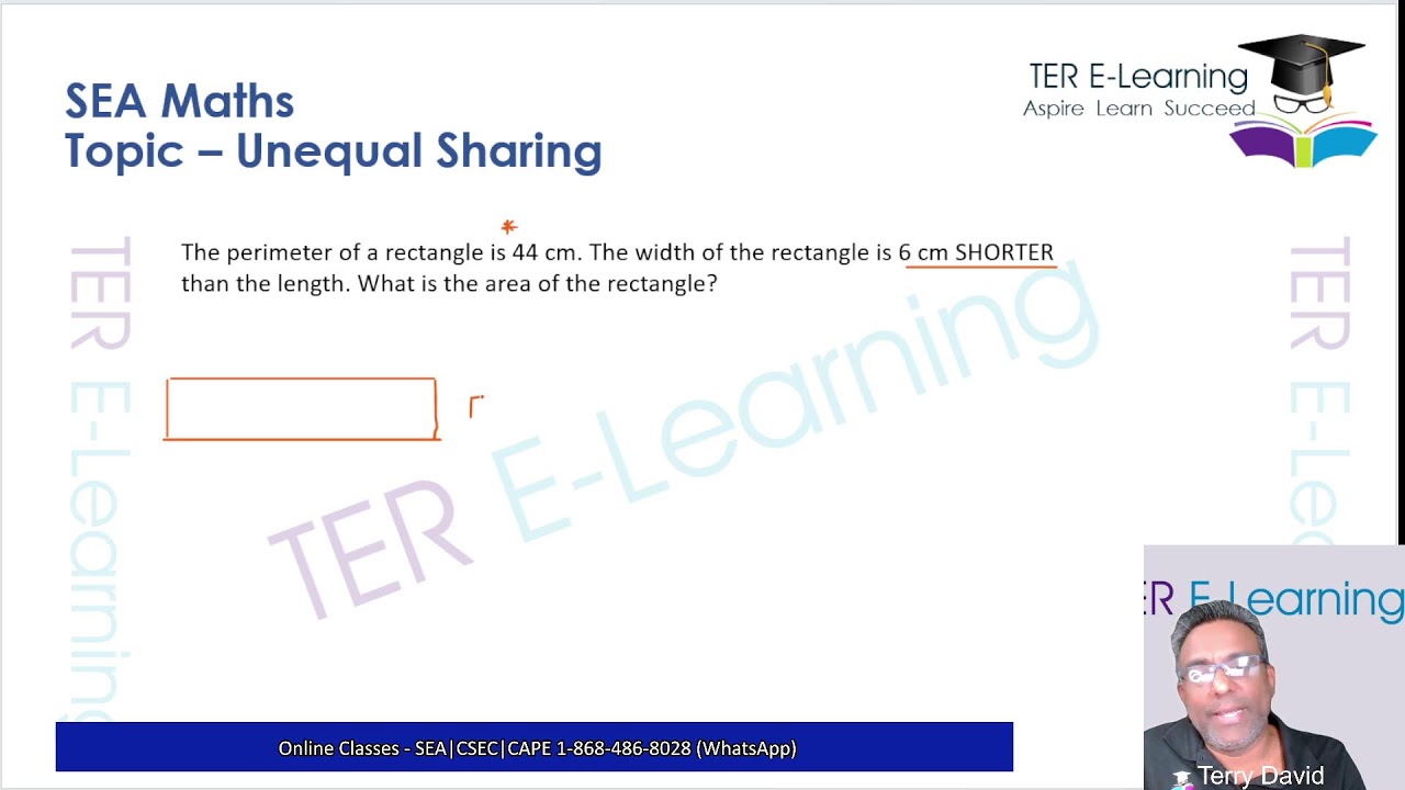 SEA Maths - Unequal Sharing (Terry David)