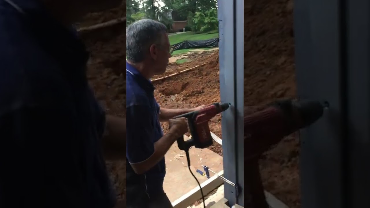 Installing A Metal Door Frame - WOW! - American Lock & Key - Locksmith Richmond VA