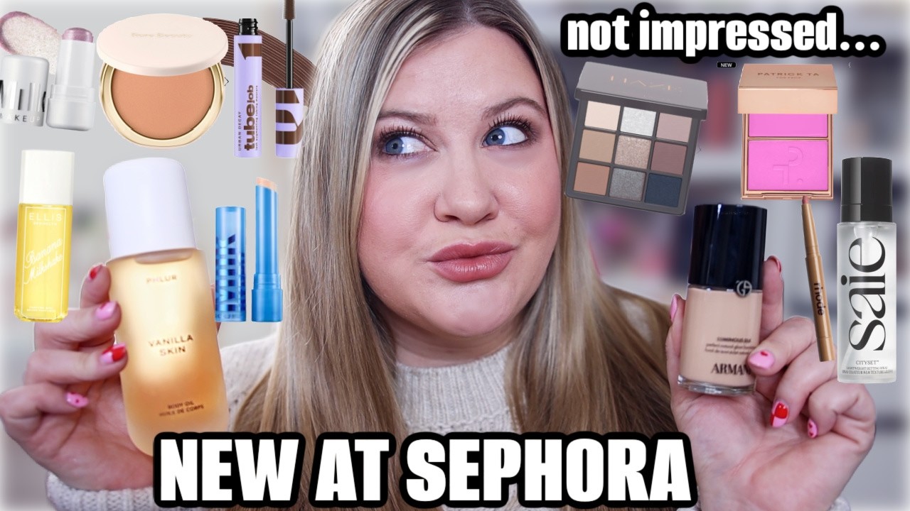 TESTING A BUNCH OF THE NEW 2026 MAKEUP FROM SEPHORA!