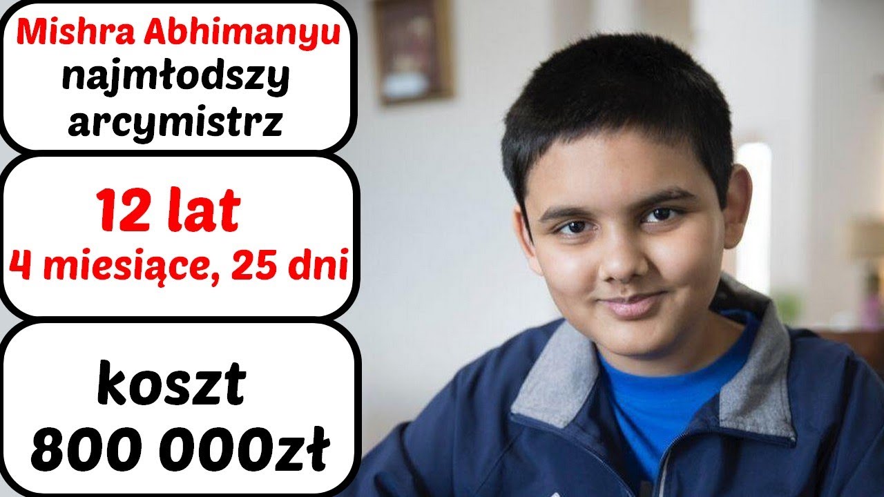 SZACHY 362# Abhimanyu “Abhi” Mishra najmłodszym szachowym arcymistrzem w historii! Rekord pobity!