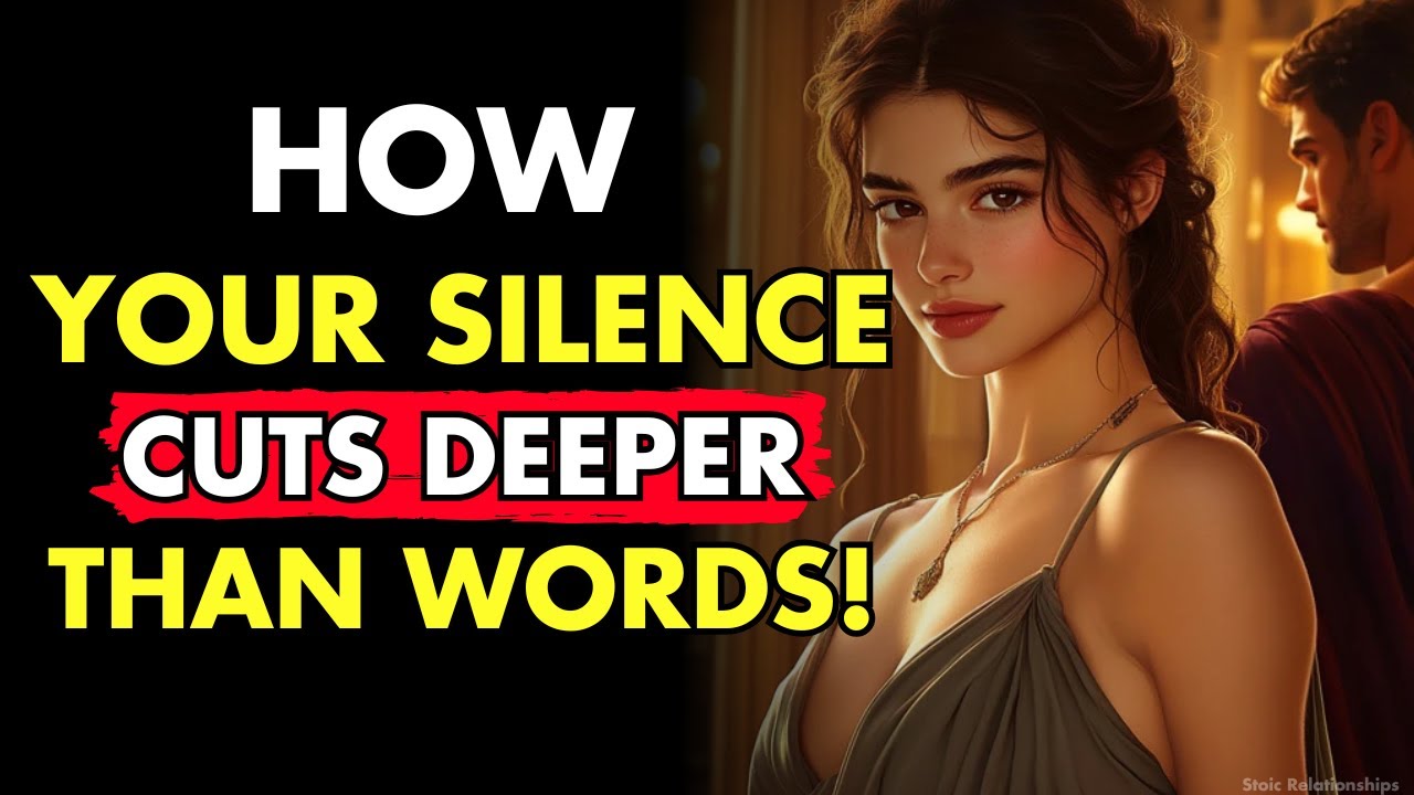 How Your Silence Cuts Deeper Than Words  | Stoic Relationships