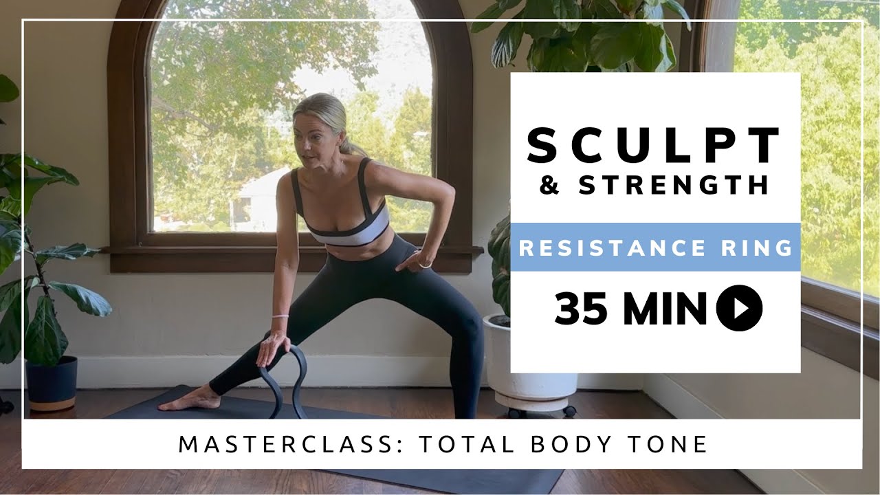 35-Minute Full-Body Pilates Mat Workout with WundaCore Ring | Sculpt, Strengthen & Tone with Amy