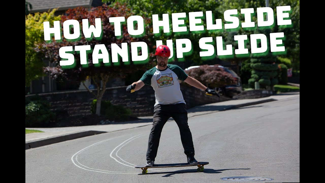 Основы лонгбординга: как выполнить слайд с отскоком от земли (Heelside Stand Up Slide) - Motion B...