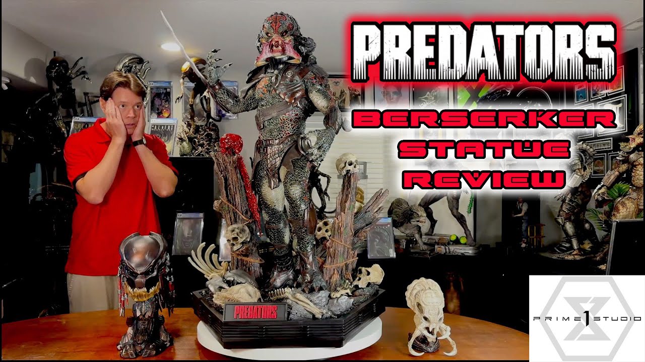 Распаковка и обзор статуэтки BERSERKER PREDATOR от Prime 1 Studio