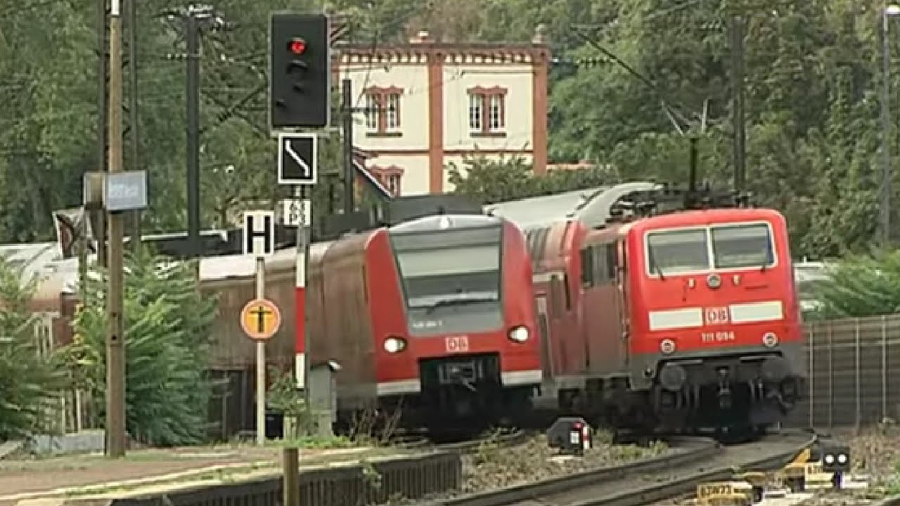 Heidelberg: Bergbahn, ICE  und DB-Regio
