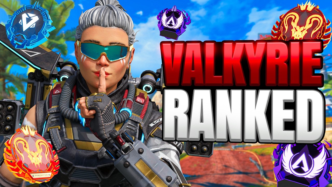 High Level Valkyrie Ranked Gameplay - Apex Legends (No Commentary)