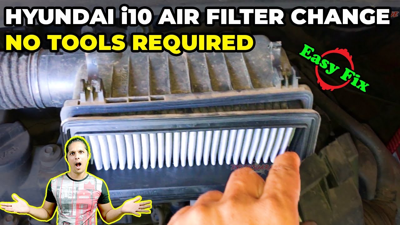 Hyundai i10 Air Filter Change | Hindi