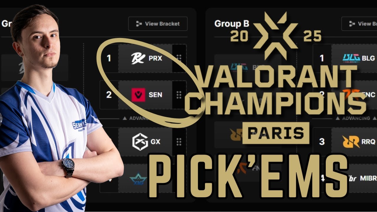 My Valorant Champions 2025 Pick’ems – Who Wins Paris?