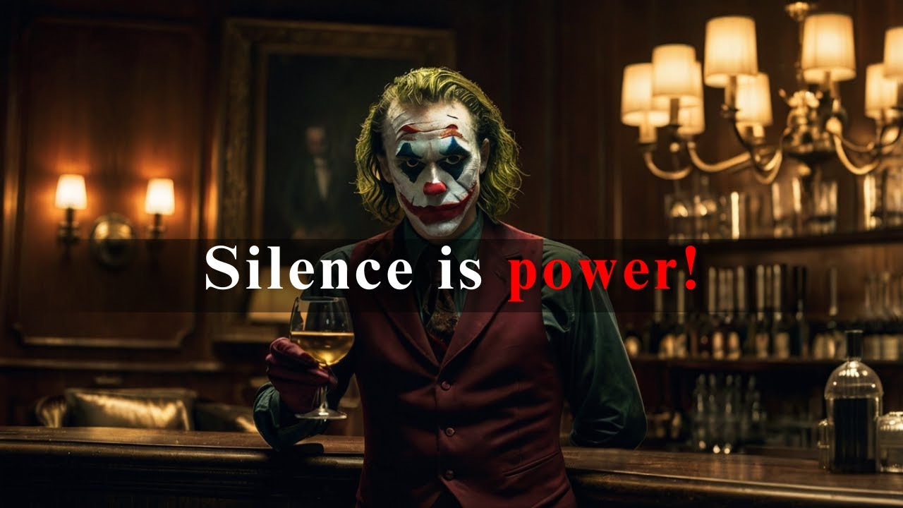 Silence Is Your WEAPON Cut Them Off Without a Word - Joker Motivation (Powerful)