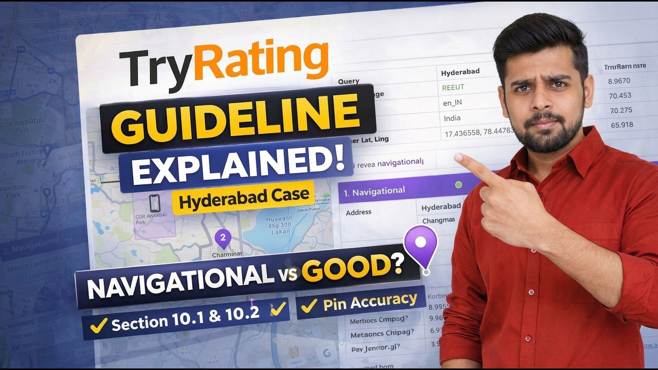 TryRating Exam Q&A | Maps Search 2.0 Real Question Solved | Navigational vs Good Explained peroptyx