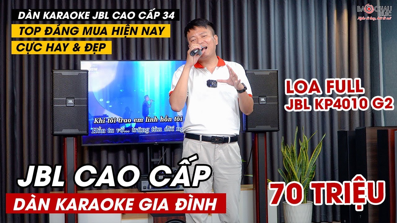 Dàn karaoke gia đình cao cấp JBL với Loa KP4010G2 có gì đặc biệt?
